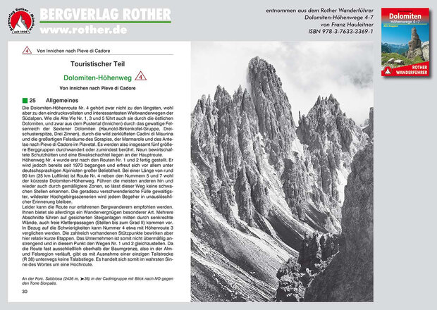 Rother - Dolomiten Höhenwege 4-7