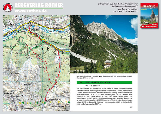 Rother - Dolomiten Höhenwege 4-7