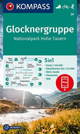 Kompass - WK 39 Glocknergruppe - Nationalpark Hohe Tauern