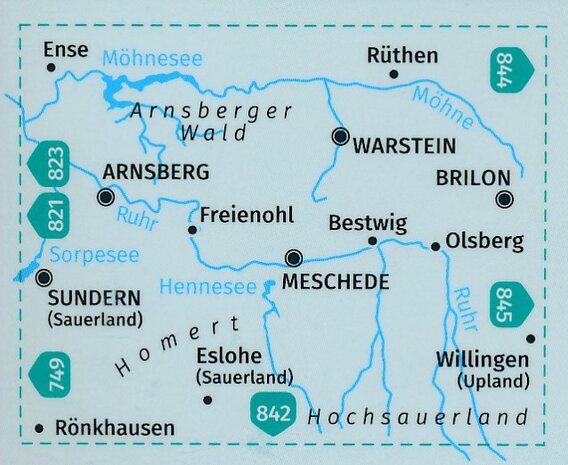 Kompass - WK 841 Hochsauerland - Arnsberger Wald