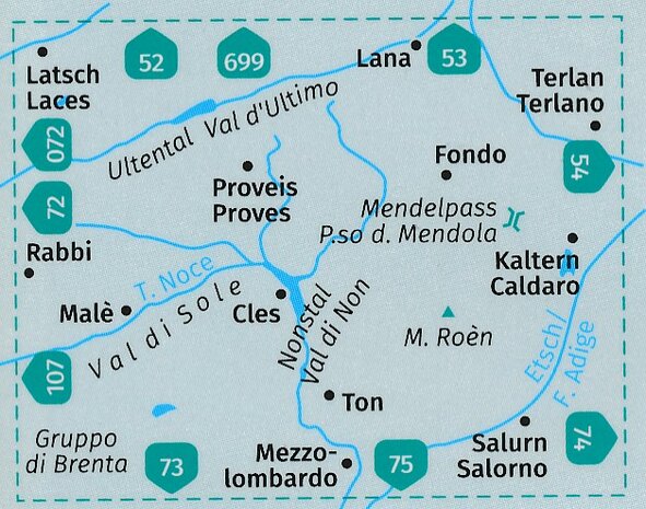 Kompass - WK 95 Val di Non - Passo della Mendola