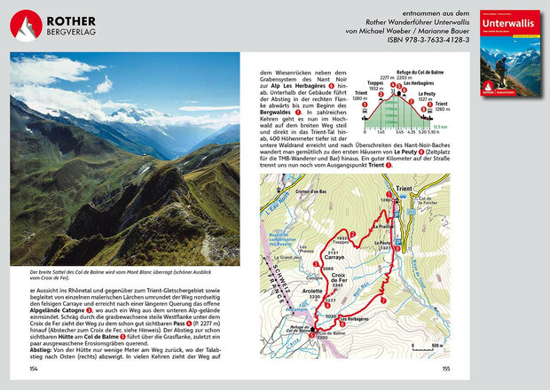 Rother - Unterwallis wandelgids