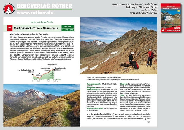 Rother - Trekking im Ötztal und Pitztal wandelgids