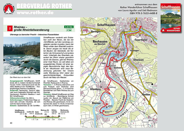 Rother - Schaffhausen wandelgids