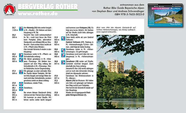 Rother - Bike Guide Bayerische Alpen 