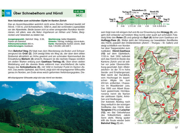 Rother - Rund um den Zürichsee wandelgids