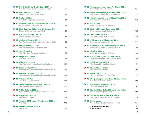 Rother - Slowenien wandelboek