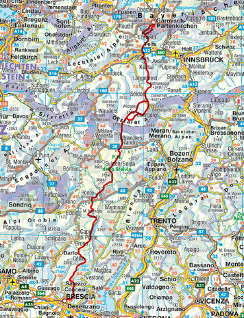 Rother - Alpenüberquerung L1 Garmisch - Brescia