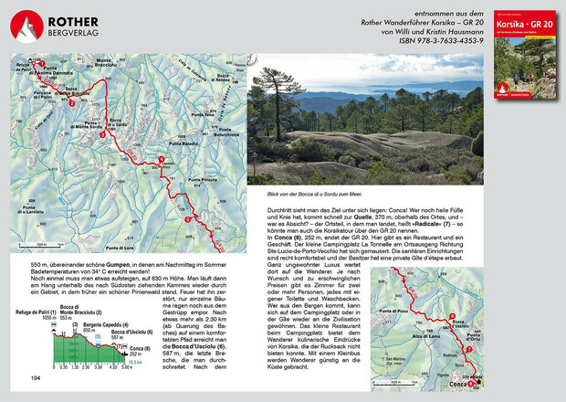 Rother - Korsika - GR 20 wandelgids