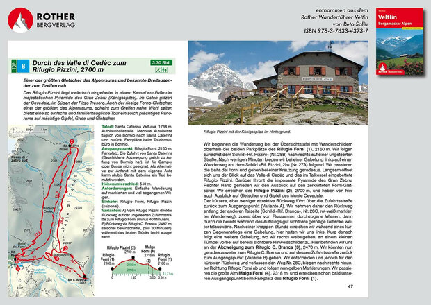 Rother - Veltlin - Bergamasker Alpen wandelgids