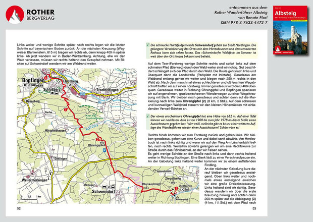 Rother - Albsteig wandelgids