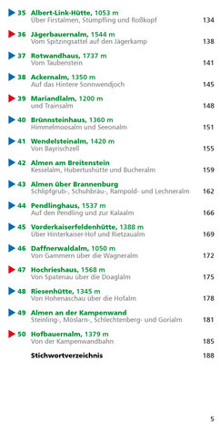 Rother - Alm- und Hüttenwanderungen Bayerische Alpen