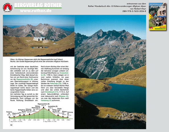 Rother - Alp- und Hüttenwanderungen Allgäuer Alpen wandelboek