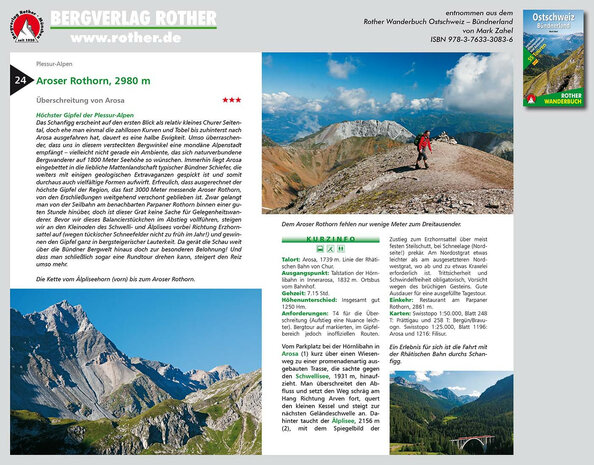 Rother - Ostschweiz - Bündnerland wandelboek