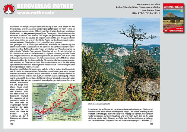 Rother - Cevennen - Ardèche wandelgids