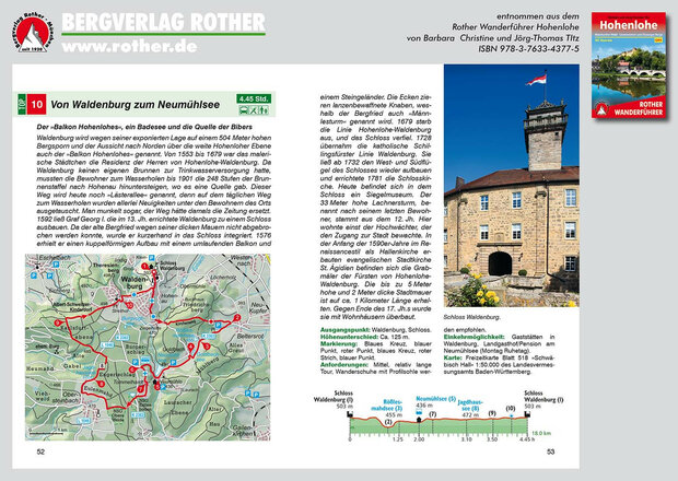 Rother - Hohenlohe wandelgids