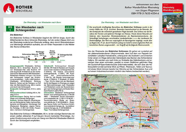 Rother - Rheinsteig - RheinBurgenWeg wandelgids