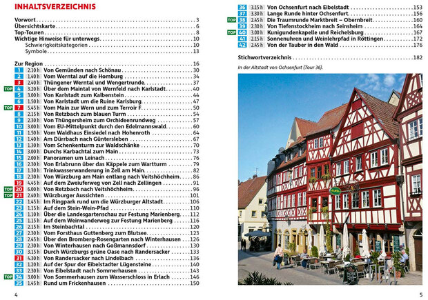Rother - Rund um Würzburg wandelgids