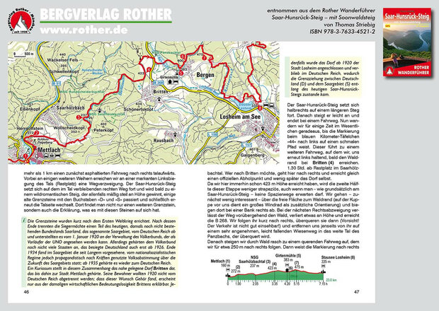 Rother - Saar-Hunsrück-Steig wandelgids