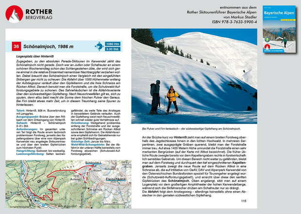 Rother - Skitourenführer Bayerische Alpen
