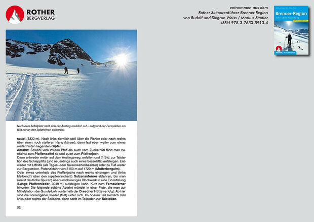 Rother - Skitourenführer Brenner-Region