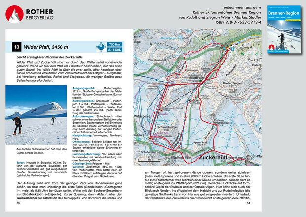 Rother - Skitourenführer Brenner-Region
