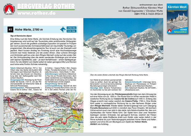 Rother - Skitourenführer Kärnten West