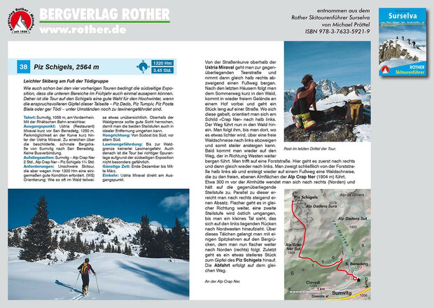 Rother - Skitourenführer Surselva