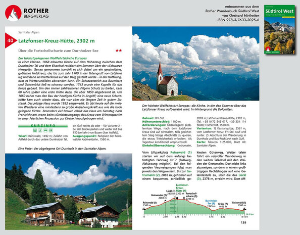 Rother - Südtirol West wandelboek