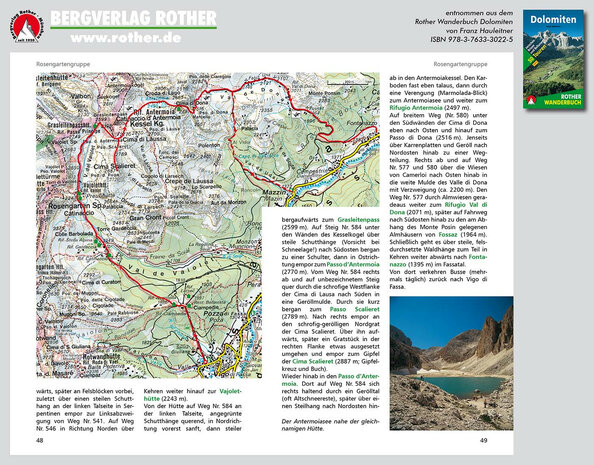 Rother - Wanderungen in den Dolomiten wandelboek