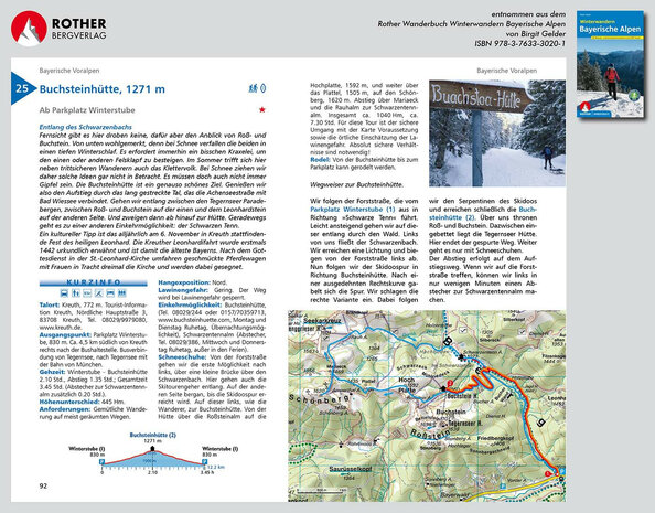 Rother - Winterwandern Bayerische Alpen wandelboek