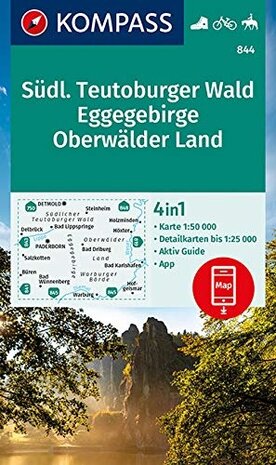 Kompass - WK 844 Südl. Teutoburger Wald - Eggegebirge - Oberwälder Land