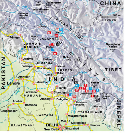 Rother - Garhwal - Zanskar - Ladakh wandelgids