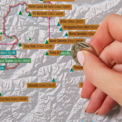 Maps International - Alpine Climbs Collect & Scratch