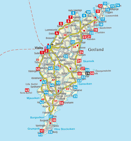 Rother - Gotland und Farö wandelgids