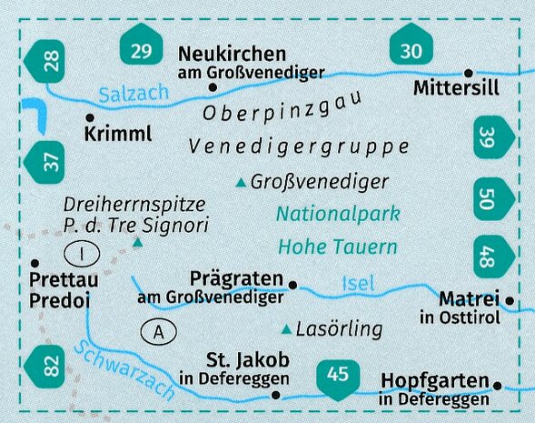 Kompass - WK 38 Venedigergruppe - Oberpinzgau