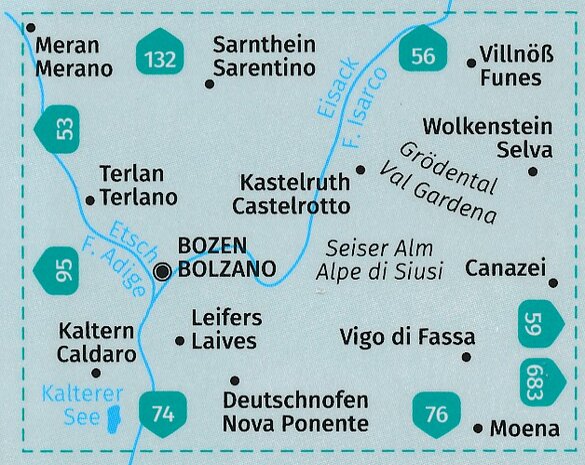 Kompass - WK 54 Bozen / Bolzano