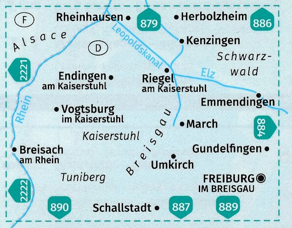 Kompass - WK 883 Kaiserstuhl - Tuniberg