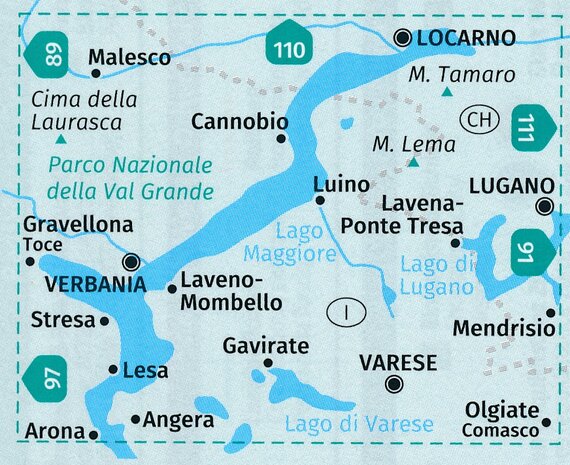 Kompass - WK 90 Lago Maggiore - Lago di Varese