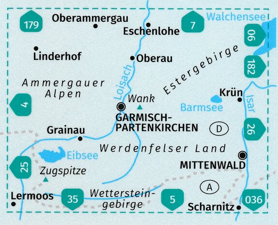 Kompass - WK 790 Garmisch-Partenkirchen - Mittenwald