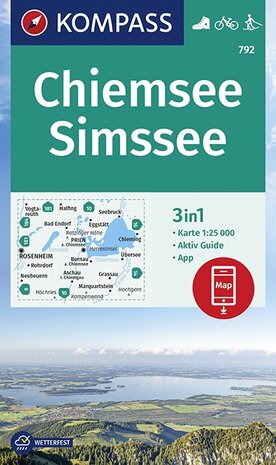 Kompass - WK 792 Chiemsee - Simssee