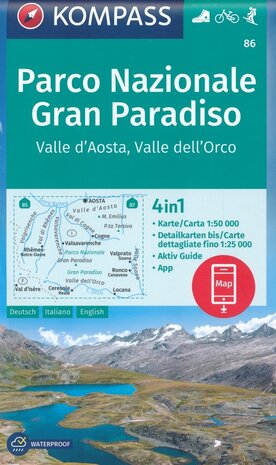 Kompass - WK 86 Gran Paradiso - Valle d'Aosta