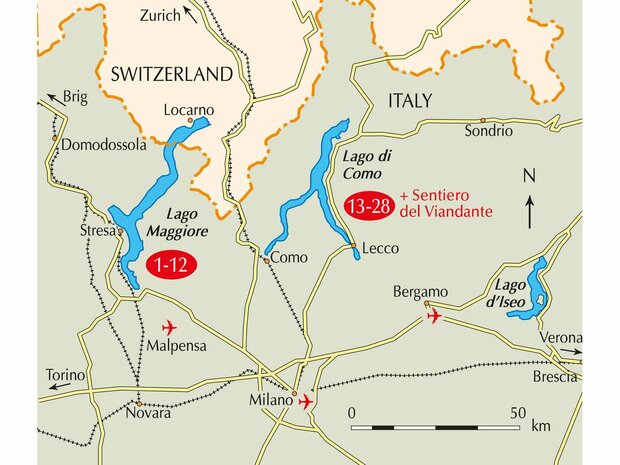 Cicerone - Walking Lake Como and Maggiore