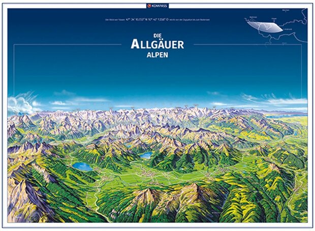 Kompass - Panorama Die Allgäuer Alpen