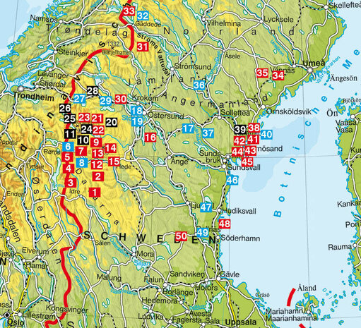Rother - Schweden Mitte wandelgids