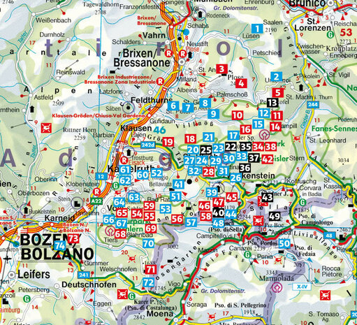 Rother - Dolomiten 1 - Grodnertal wandelgids