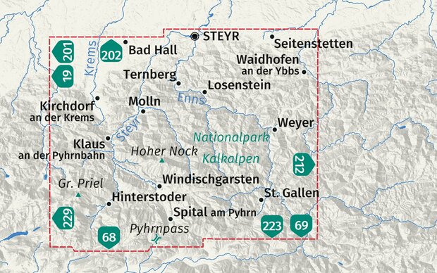 Kompass - WK 70 Nationalpark Kalkalpen