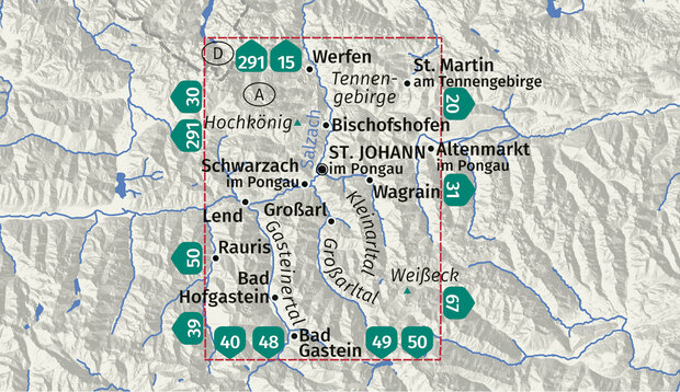 Kompass - WK 80 St. Johann im Pongau - Salzburger Land