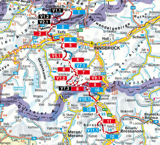 Rother - Alpenüberquerung Garmisch - Brixen