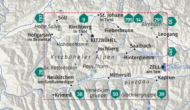 Kompass - WK 29 Kitzbüheler Alpen